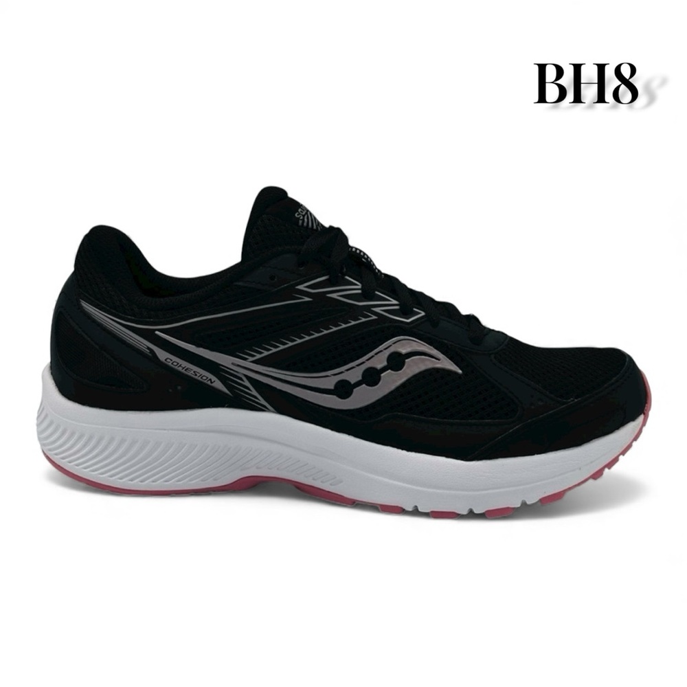SAUCONY COHESION 14 Black Pink Noir Rose Size 10 Shoes Women